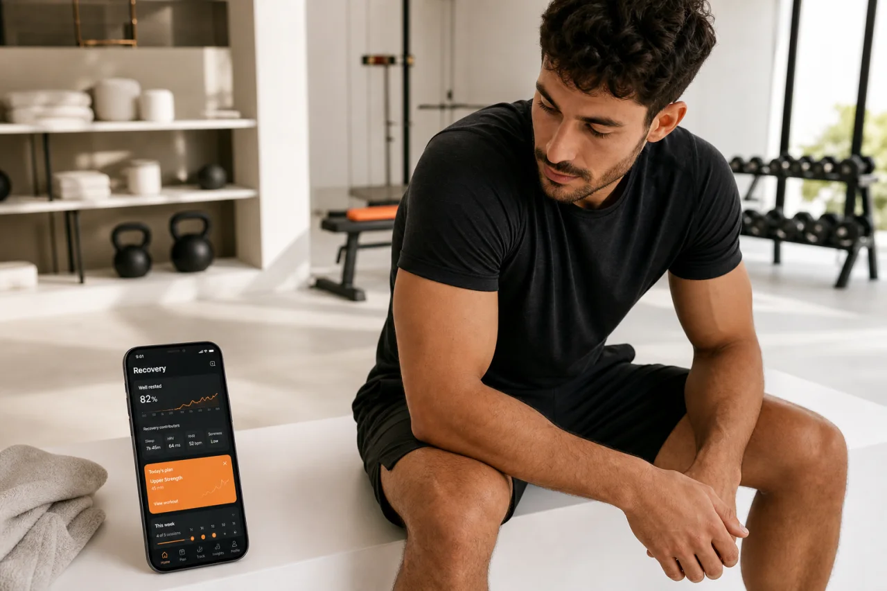 GymPT recovery and progress insights between workouts