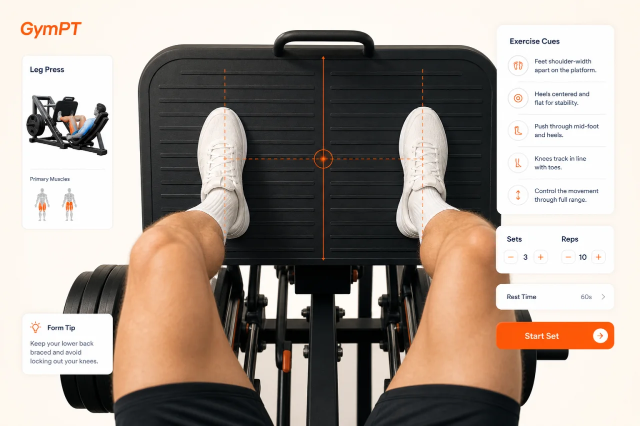 Leg press foot placement for beginners