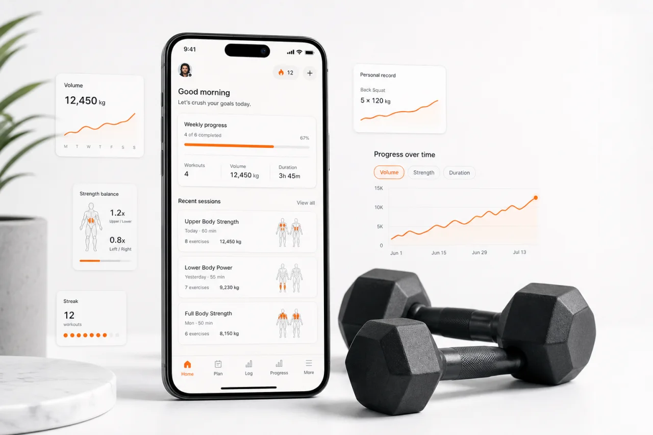 GymPT workout tracking and progress insights