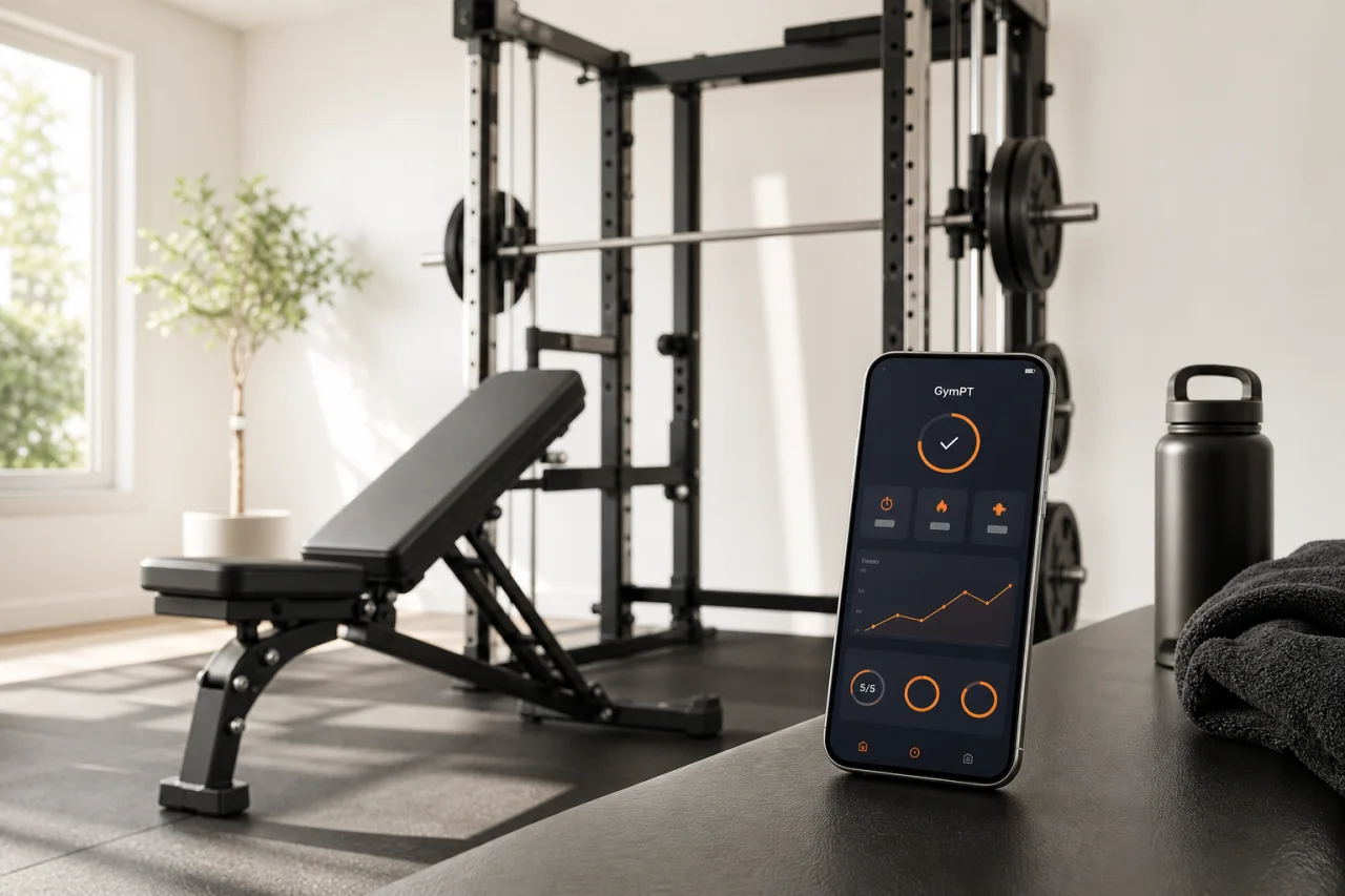 Home Smith machine workout tracking in GymPT
