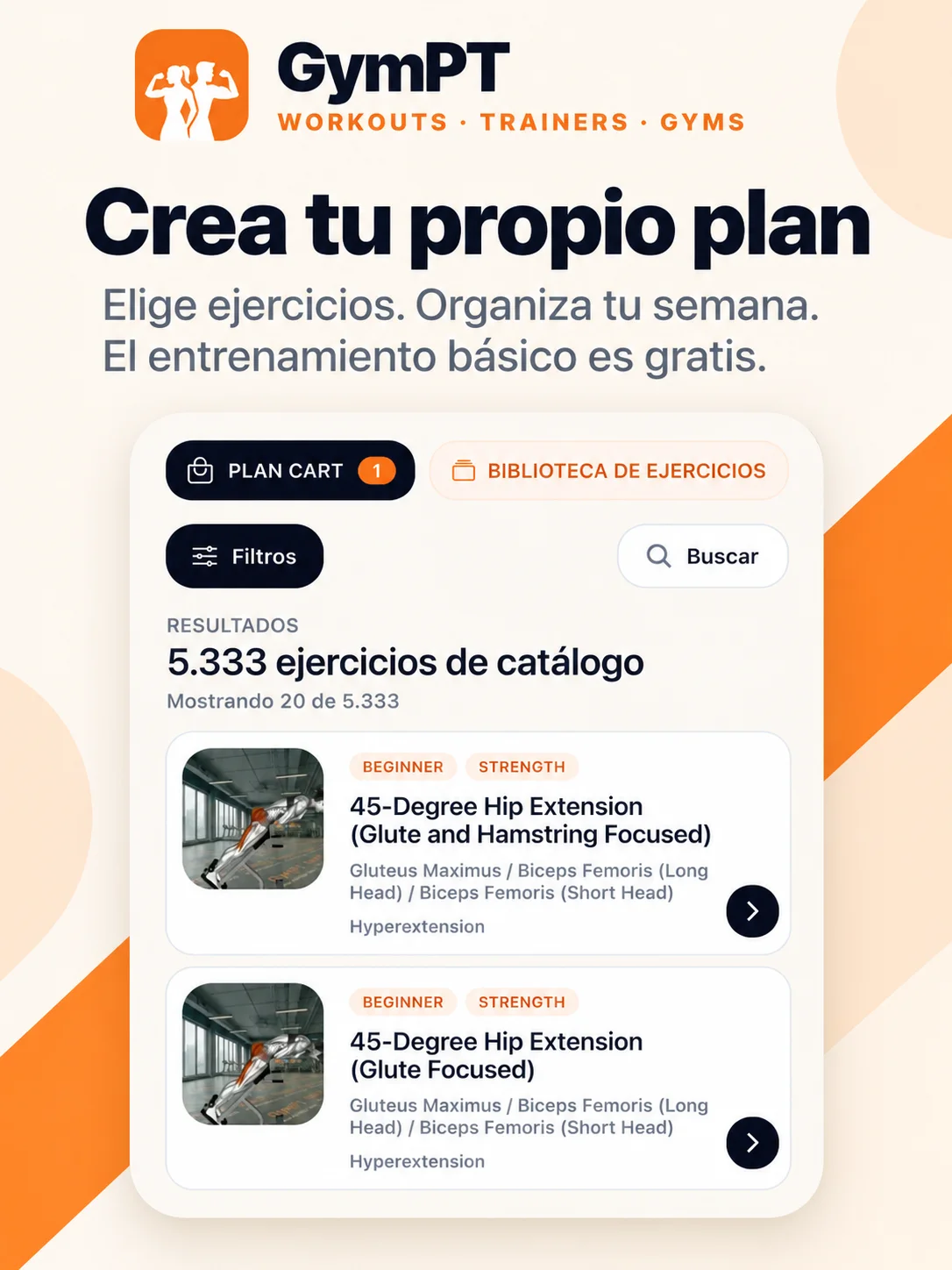 Crea tu propio plan