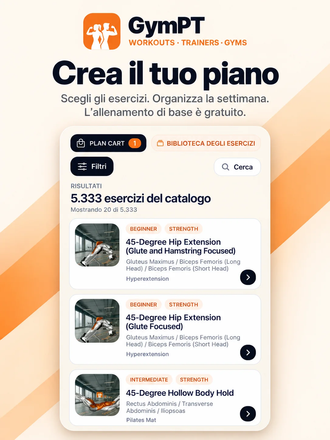 Crea il tuo programma