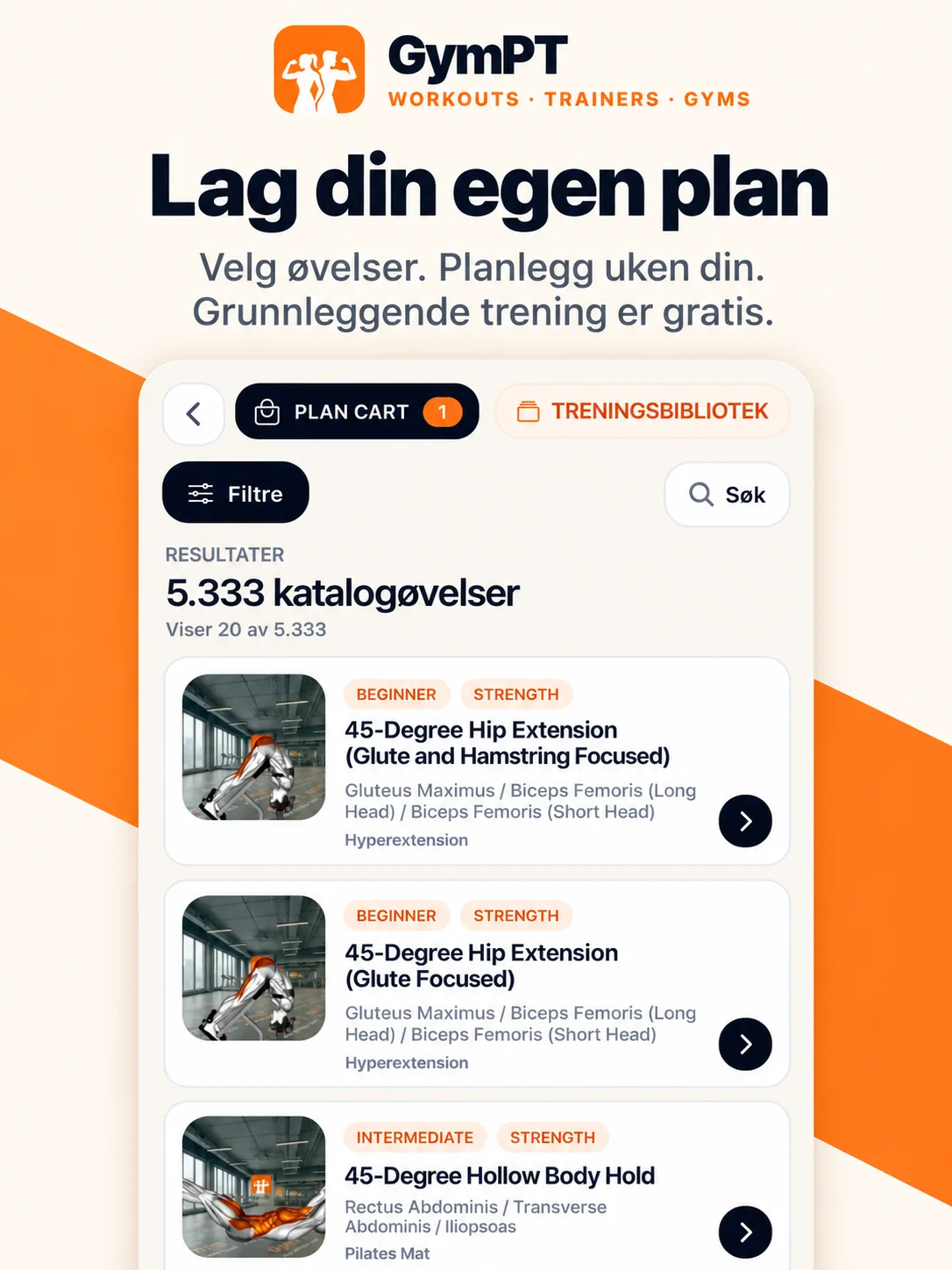 Lag din egen treningsplan