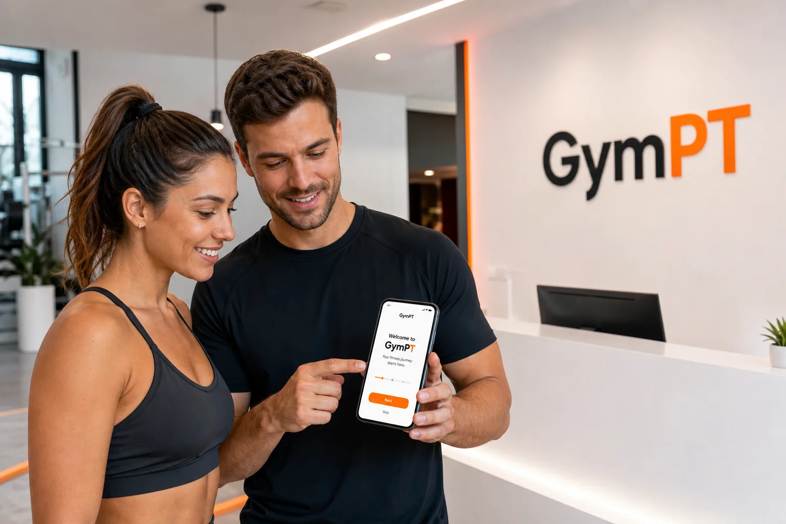 GymPT onboarding af nyt fitnessmedlem med personlig træner